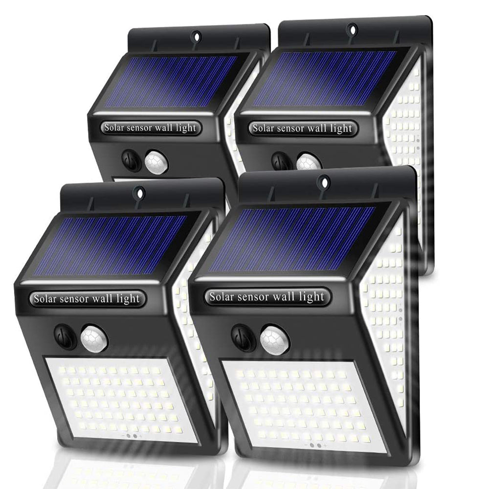270° 3-Side Lighting Solar Powered Motion Sensor Outdoor LED Light_1