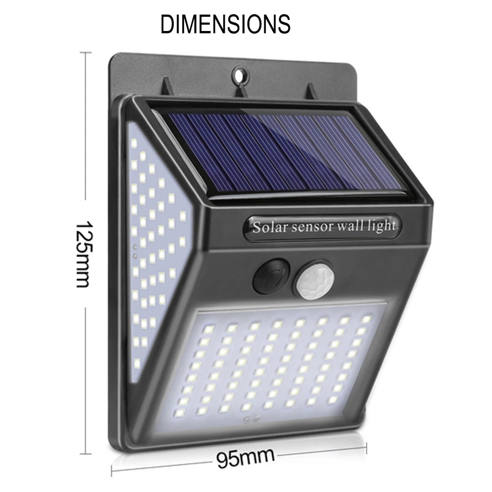 270° 3-Side Lighting Solar Powered Motion Sensor Outdoor LED Light_11