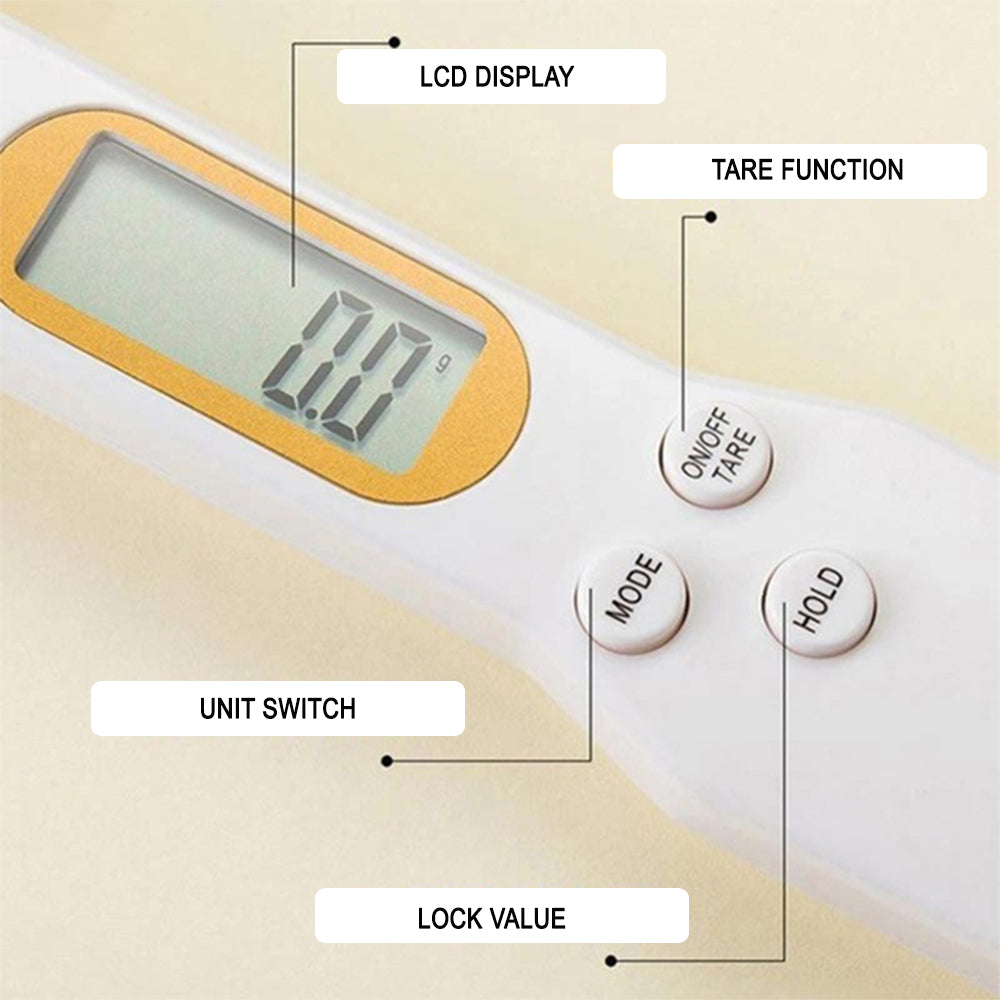 Electronic Scale Digital Measuring Spoon in Gram and Ounce- Battery Operated_8