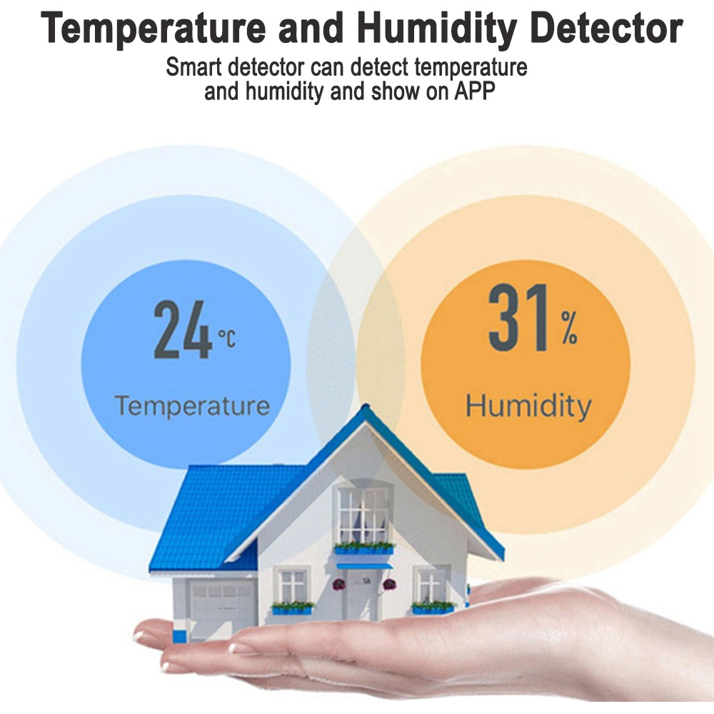 Smart Temperature and Humidity Sensor Wireless Detector- Battery Operated_3