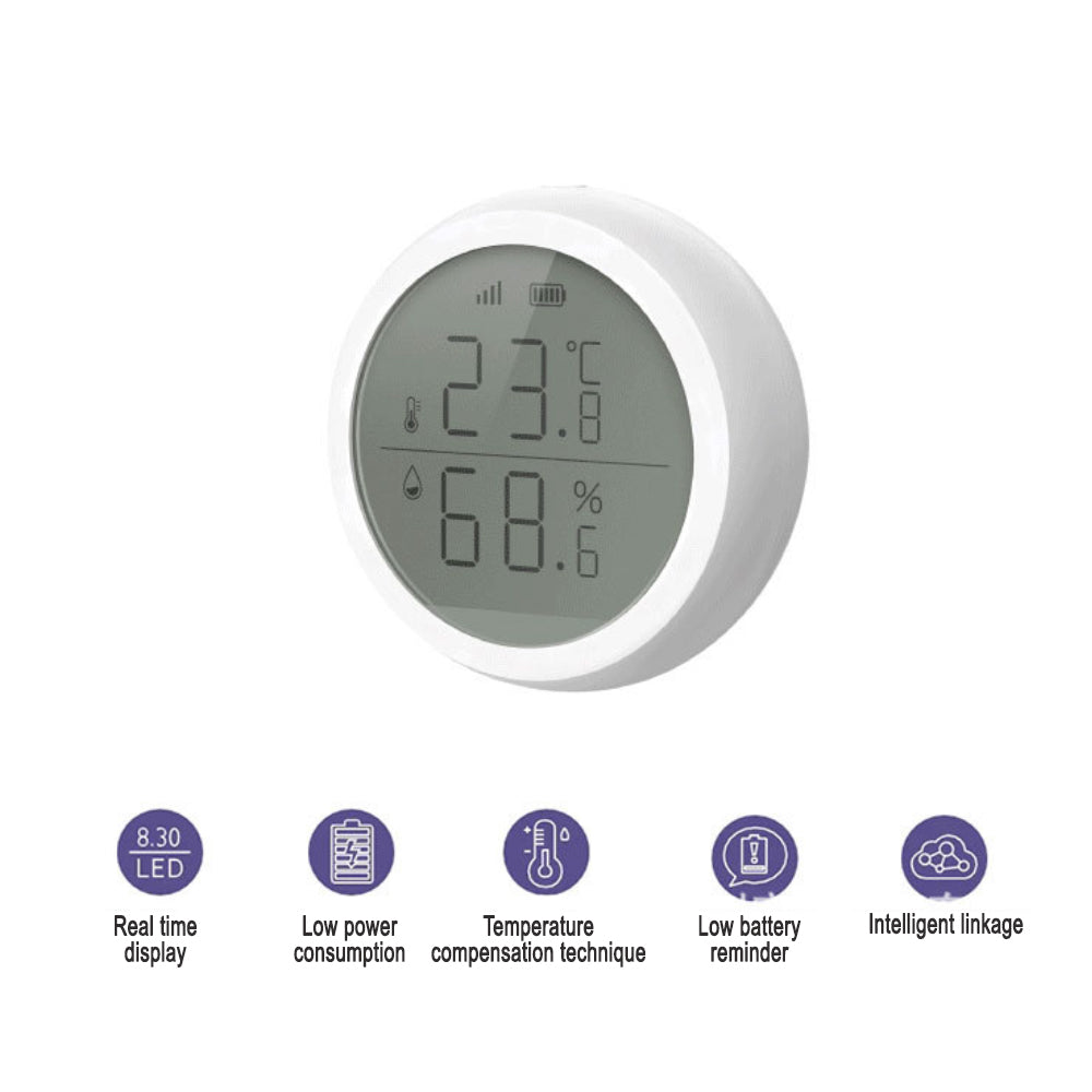 Smart Temperature and Humidity Sensor Wireless Detector- Battery Operated_4