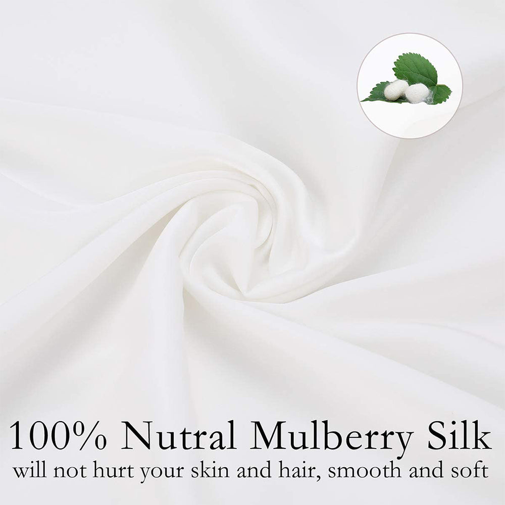 Mulberry Silk Pillow Cases Set of 2 in Various Colors_18