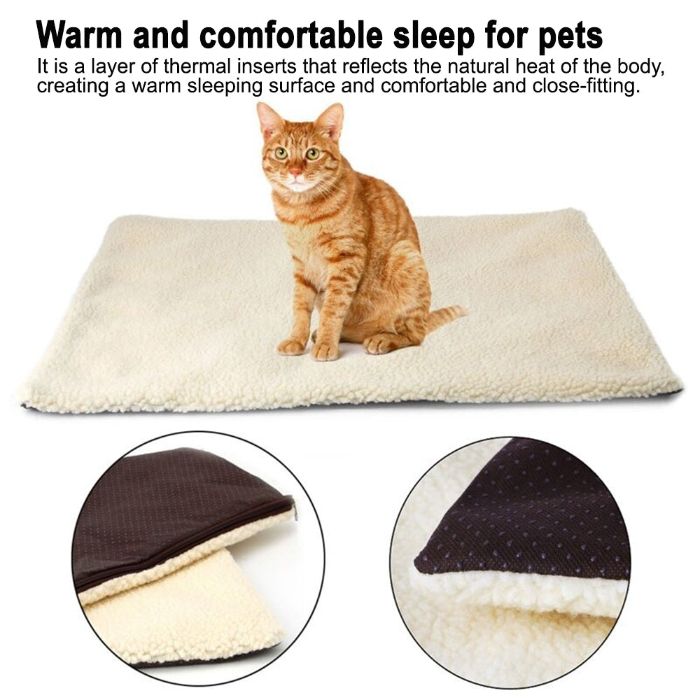 Self-Heating Thermal Pet Bed Self Warming Pet Mat_5