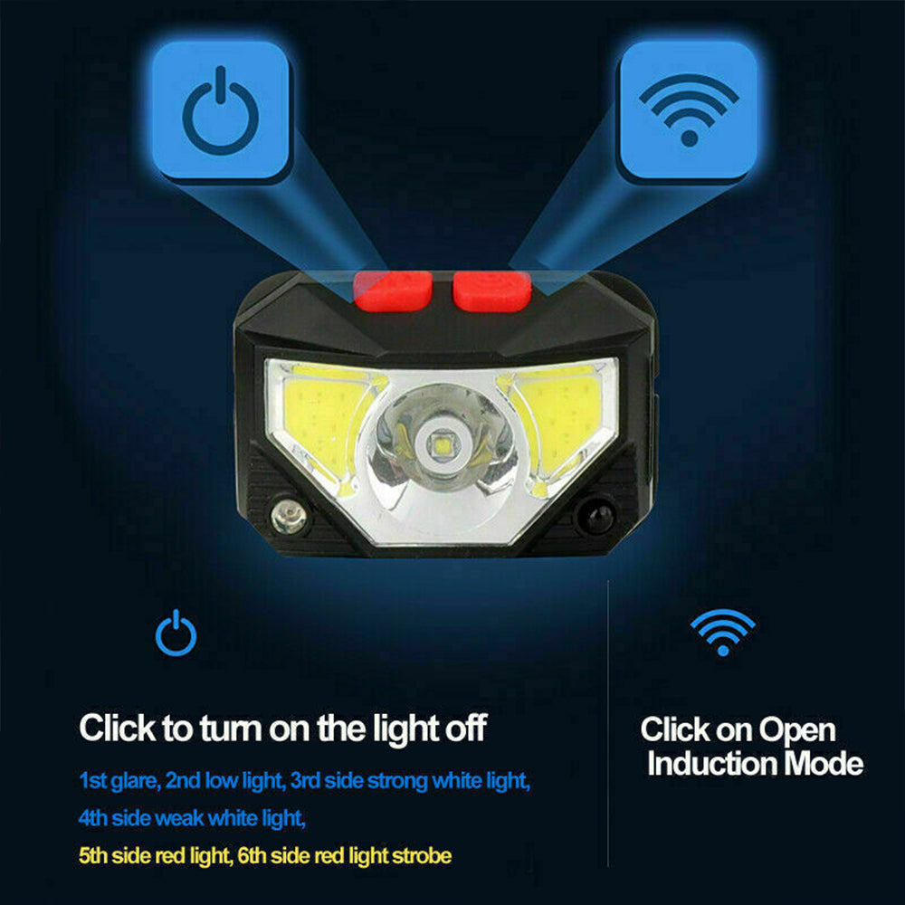 Bright Waterproof USB Rechargeable LED Head Lamp_9