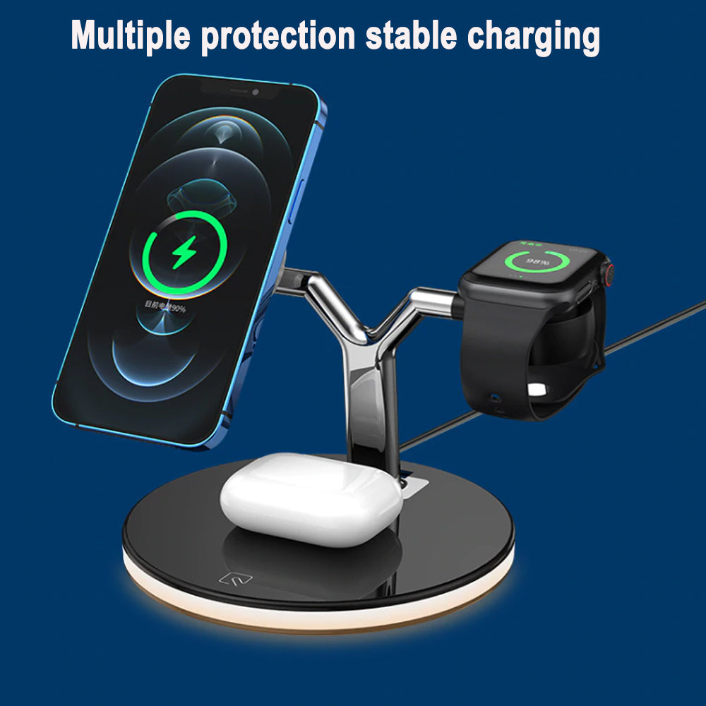 3-in-1 Y-Shape MagSafe Fast Charging Station- Type C Interface_14