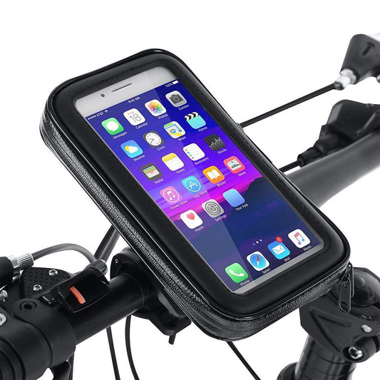 Waterproof Bike Handlebar Mobile Phone Holder for 6.3-inch Mobile Phones_0
