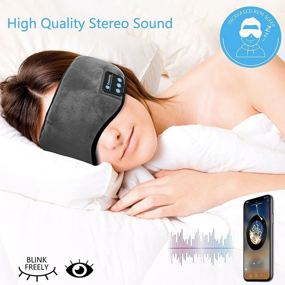 Wireless USB Rechargeable Washable Musical BT Sleeping Eye Mask_4