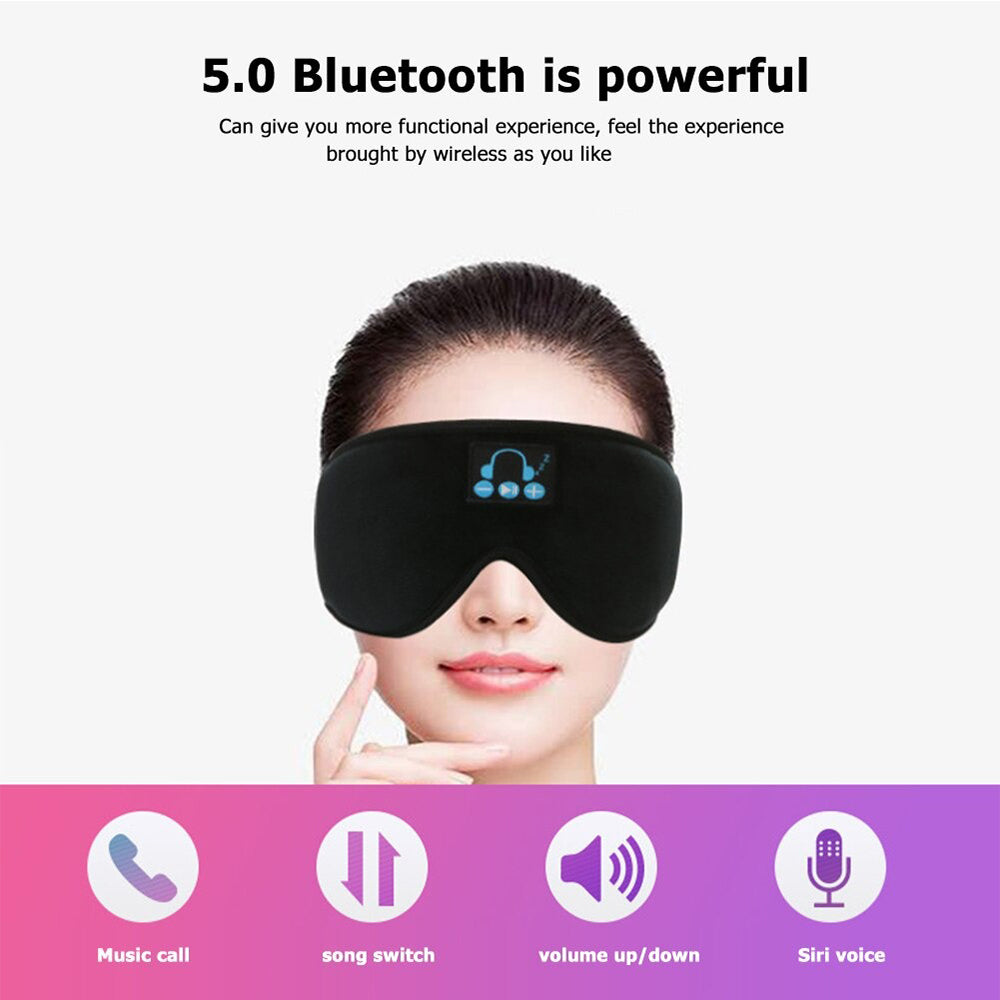 Bluetooth Sleeping Eye Mask and Headphones- USB Charging_3