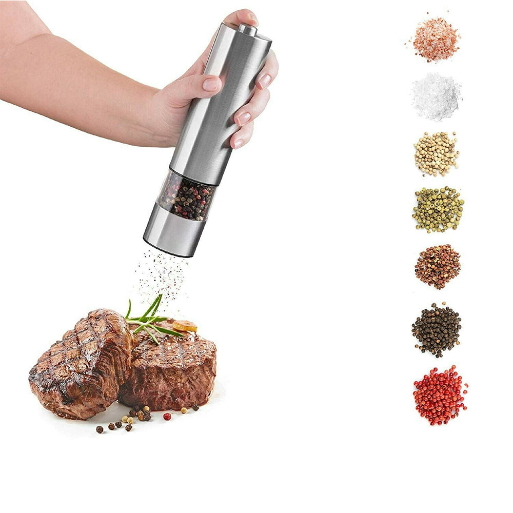 Electric Pepper Grinder Spice Mill and Grinder- Battery Operated_1