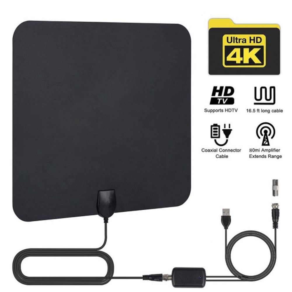 Digital VHF UHF TV Antenna with Amplifier for Home Use_0