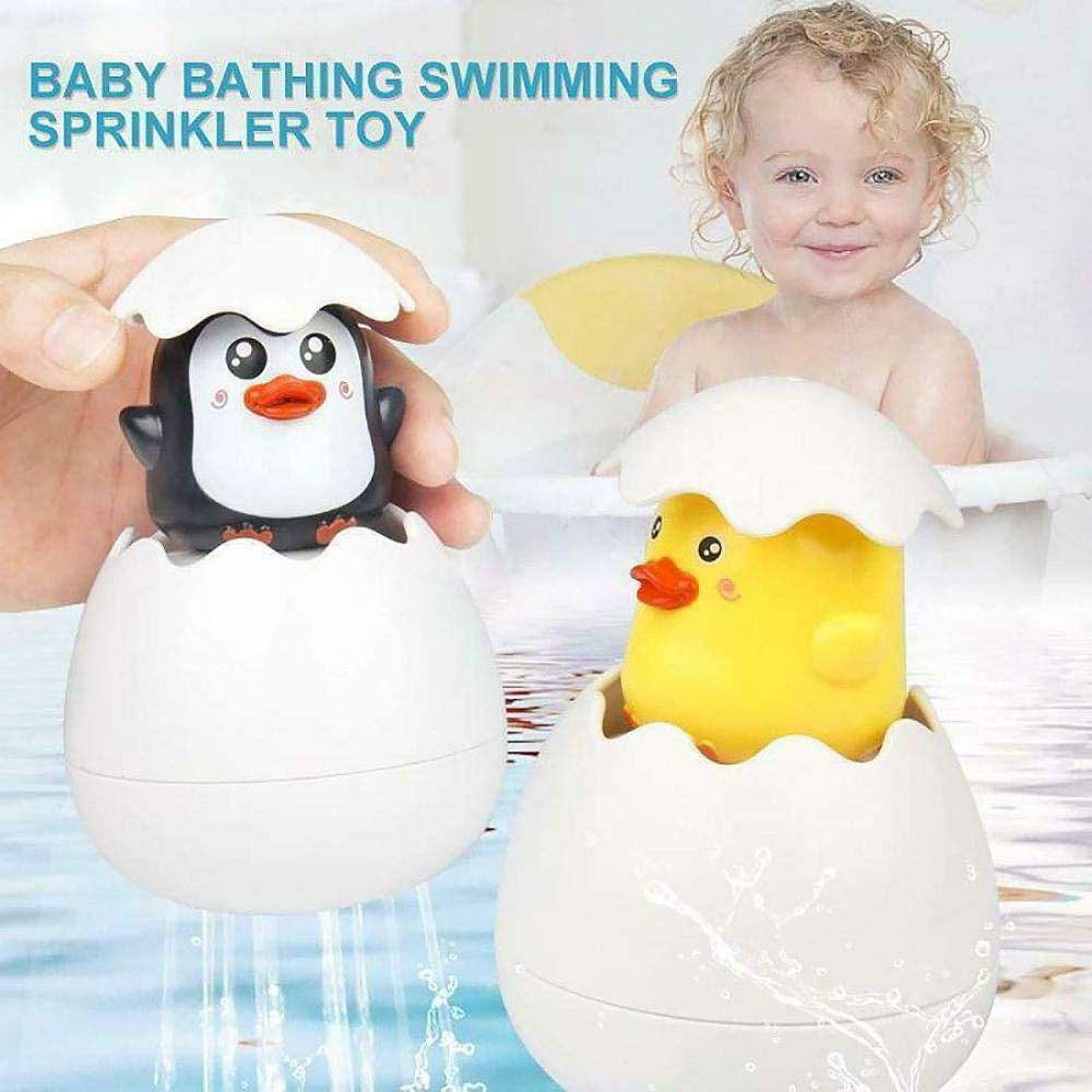 Swimming and Floating Wind-up Turtle, Penguin, and Duck Bath Toys_9