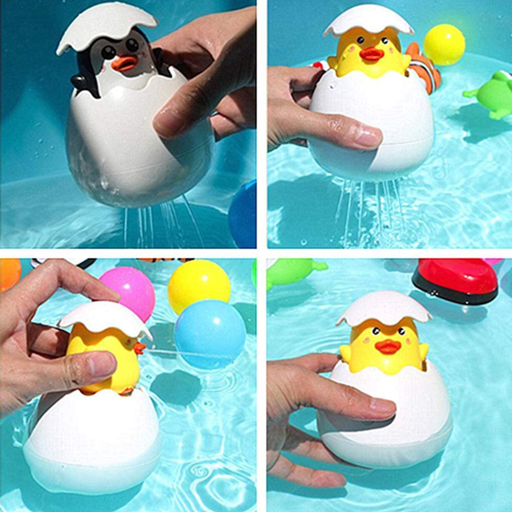 Swimming and Floating Wind-up Turtle, Penguin, and Duck Bath Toys_18