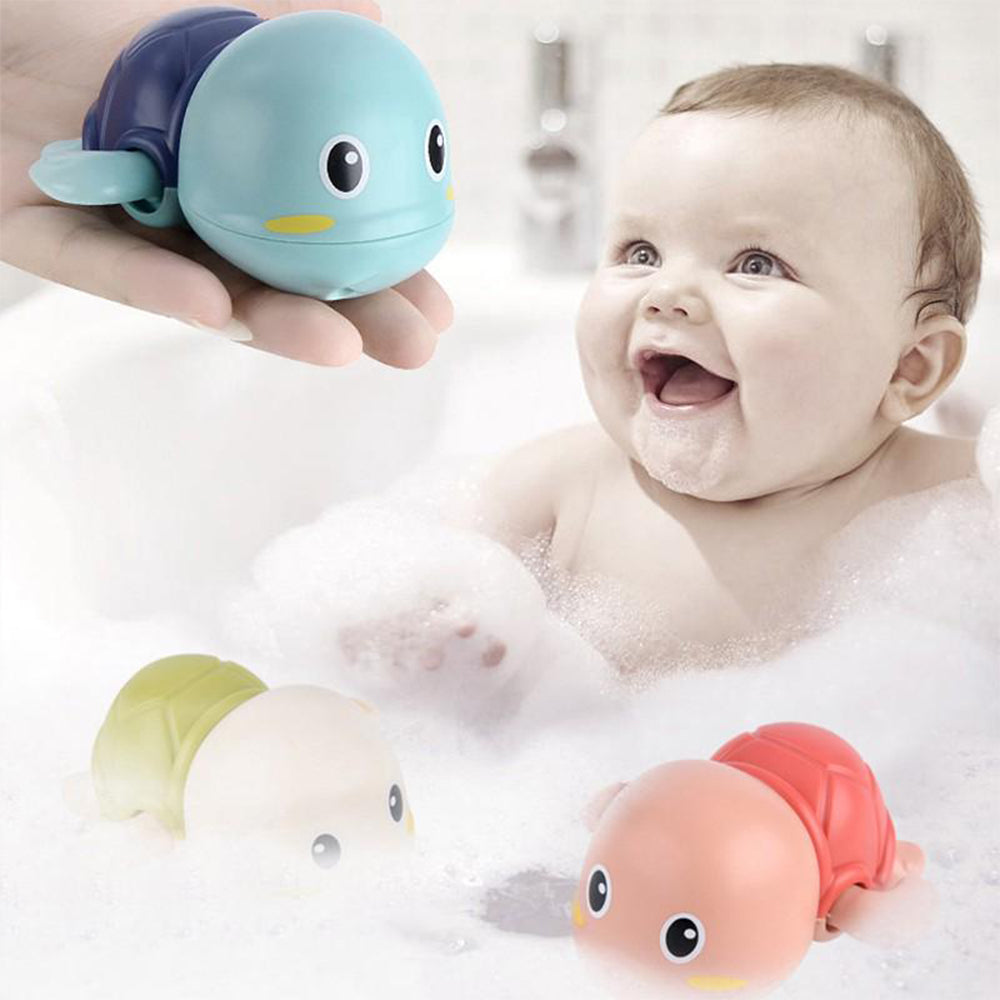 Swimming and Floating Wind-up Turtle, Penguin, and Duck Bath Toys_14