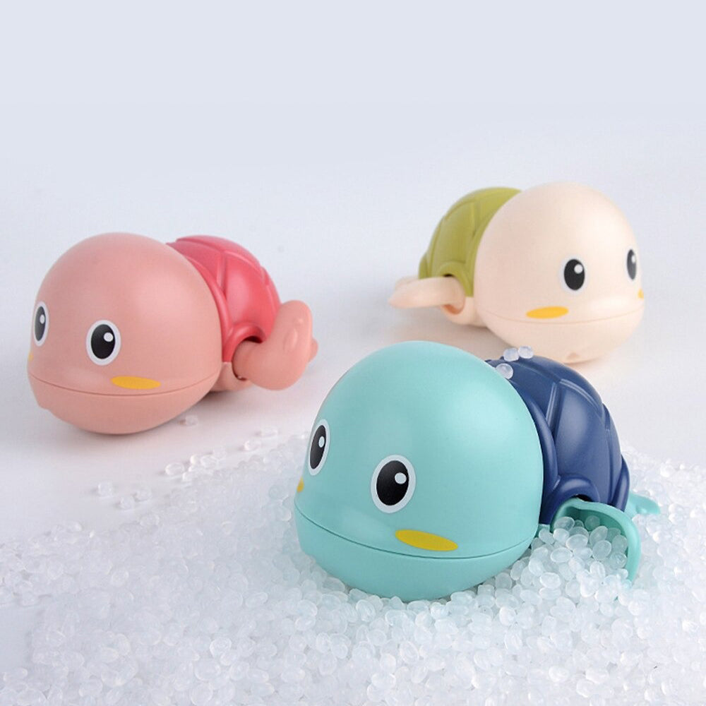 Swimming and Floating Wind-up Turtle, Penguin, and Duck Bath Toys_16