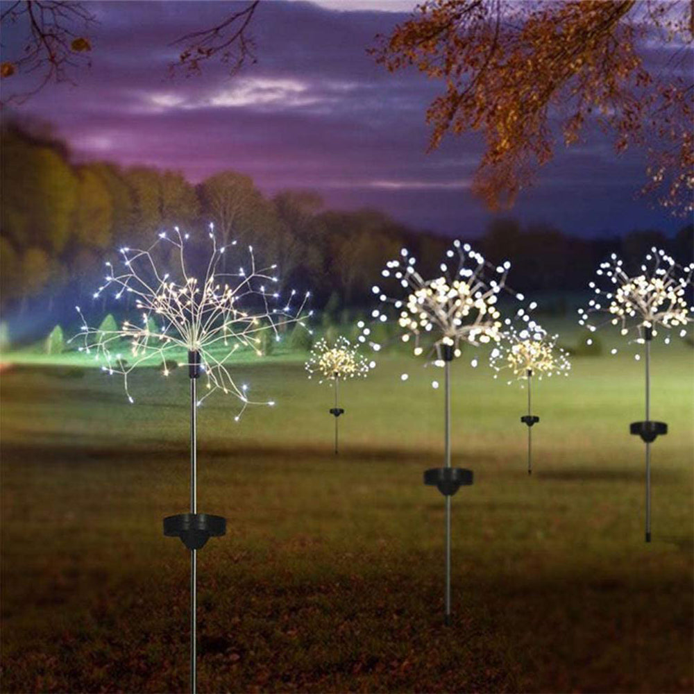120 LED Solar Powered Outdoor Sparkling Fireworks LED Lights_1