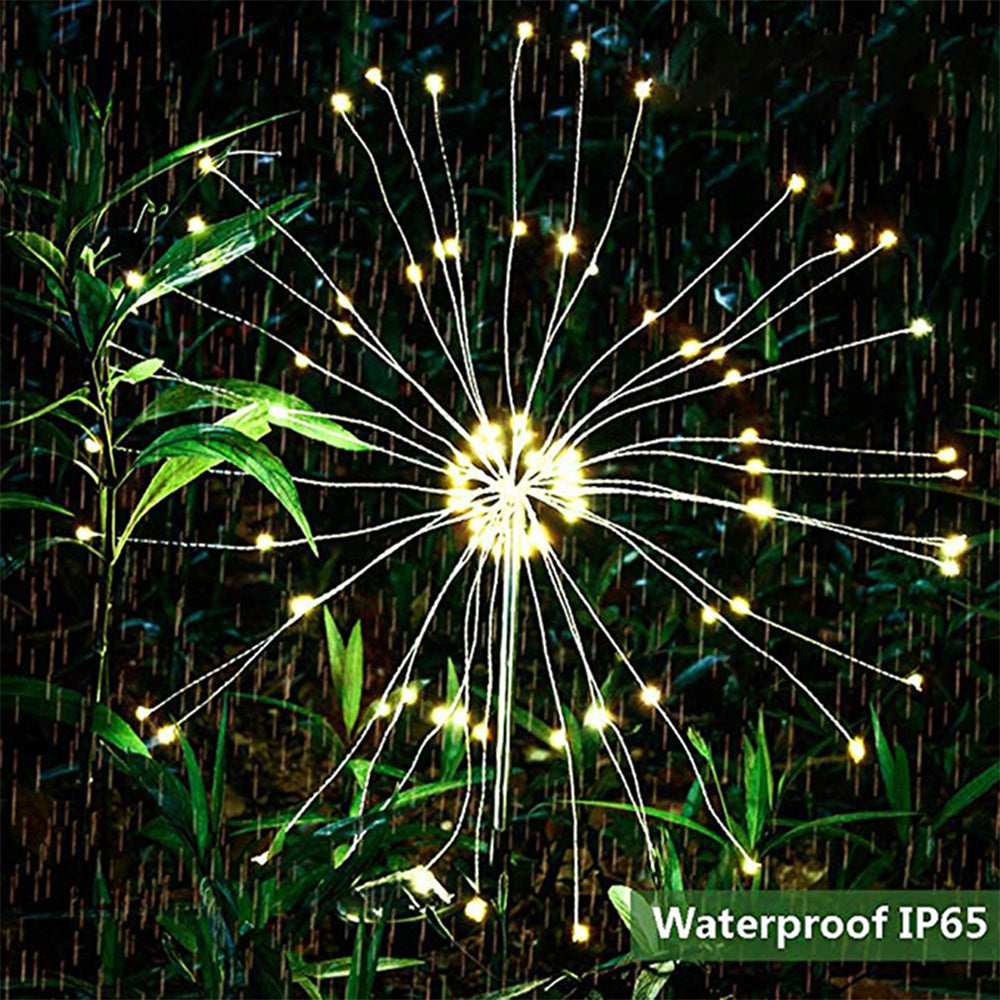 120 LED Solar Powered Outdoor Sparkling Fireworks LED Lights_12