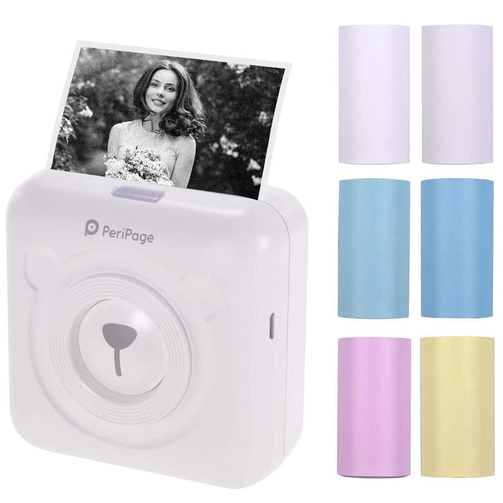 Mini Pocket Thermal Paper Photo Printer with Paper- USB Charging_5