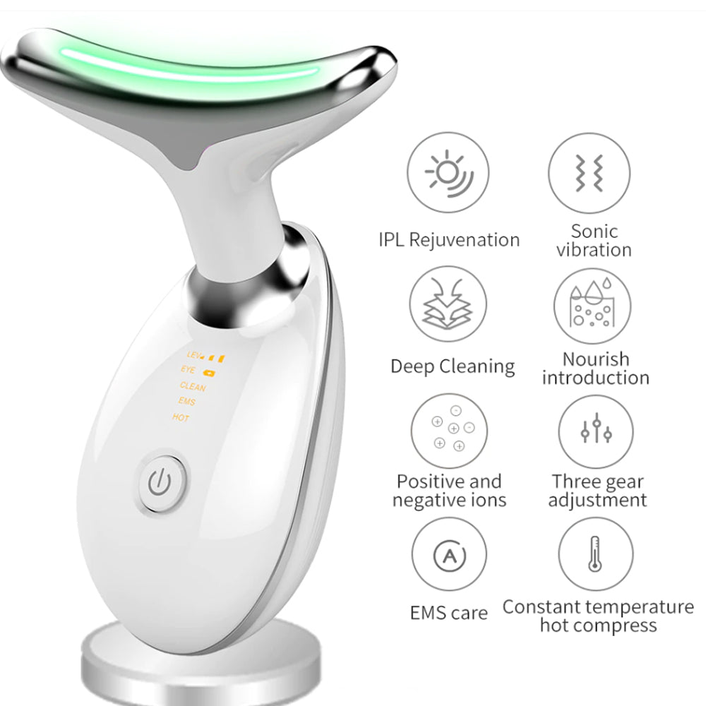 Neck and Face Skin Tightening IPL Skin Care Device- USB Charging_3