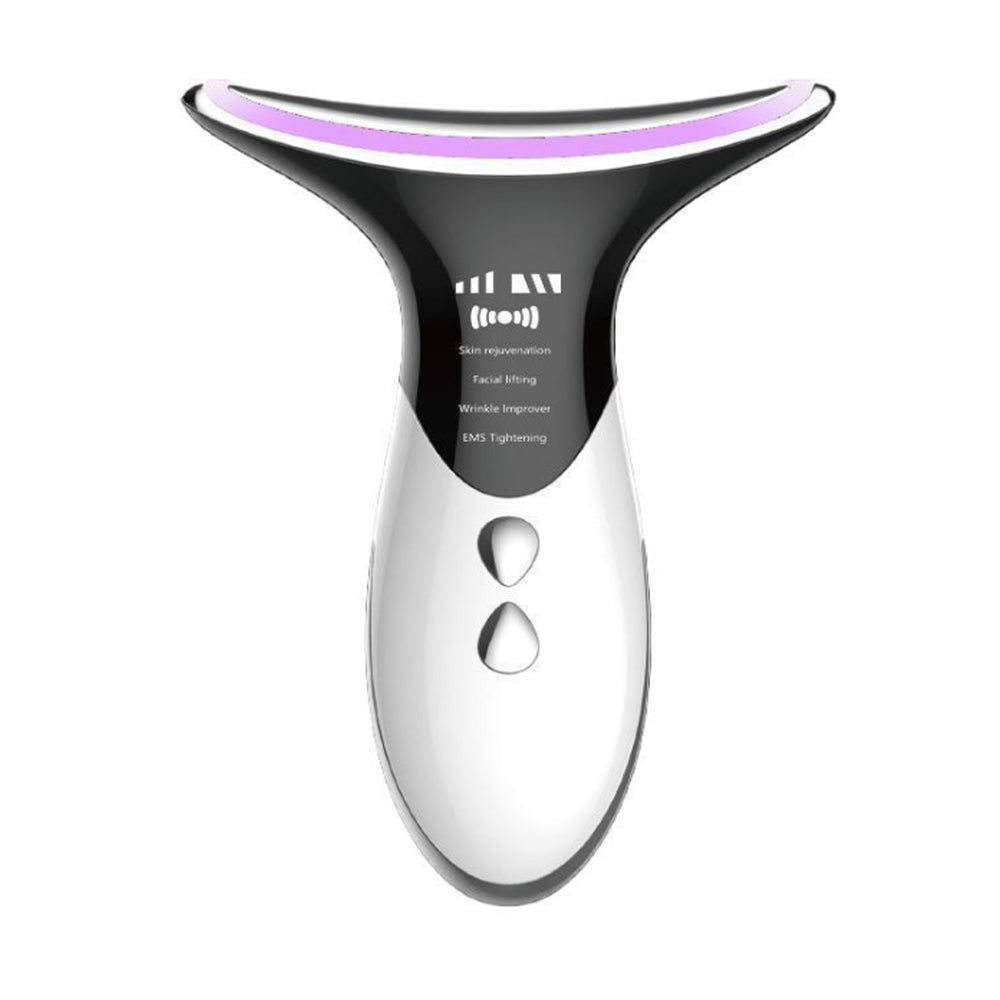 Skin Rejuvenation EMS LED Photon Therapy Neck Massager- USB Charging_1