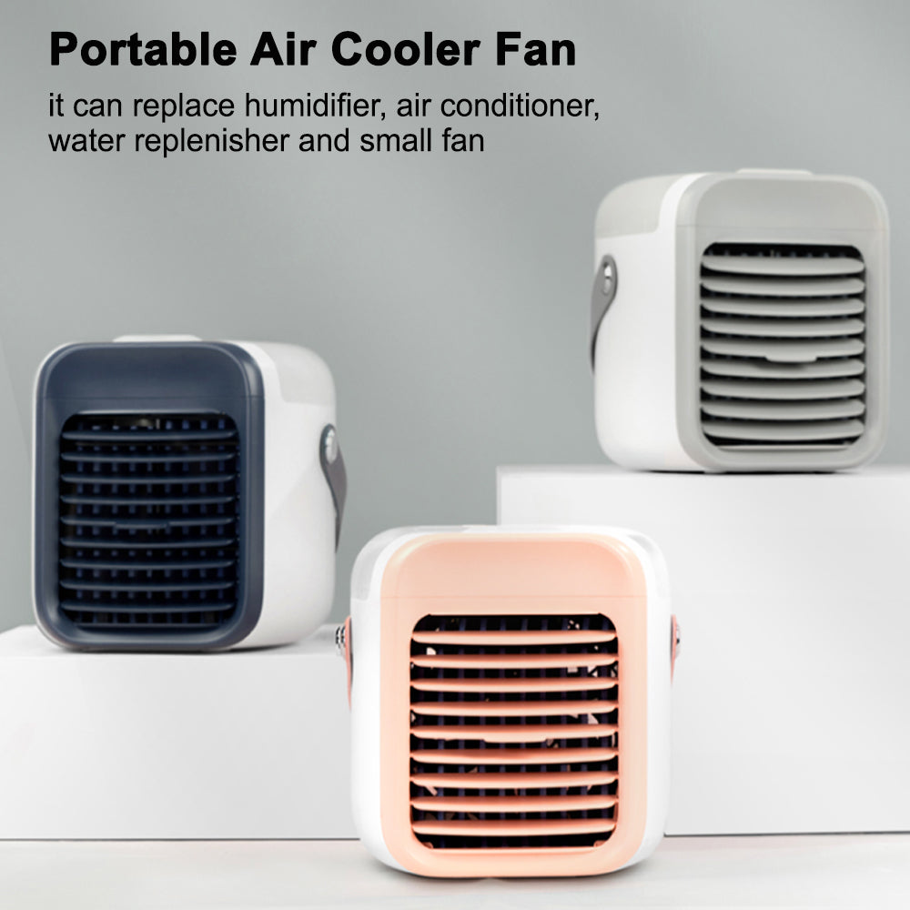 7 Light Color 3 Speed Cordless Personal Air Conditioner- USB Charging_4