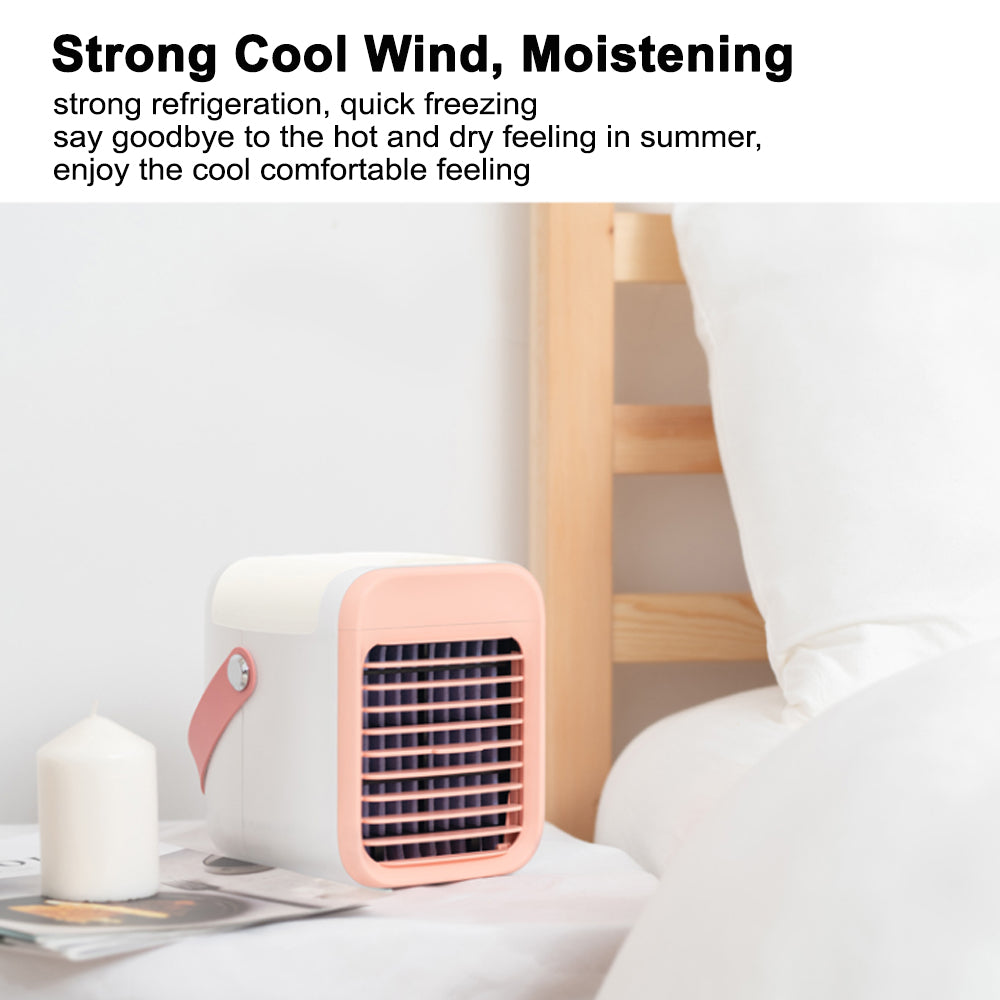 7 Light Color 3 Speed Cordless Personal Air Conditioner- USB Charging_5