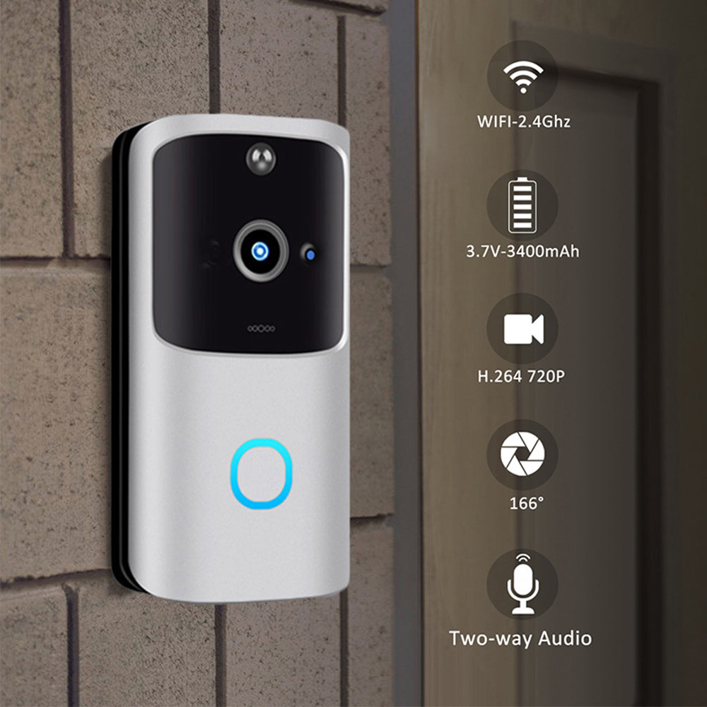 Smart Doorbell Motion Detection and 2-Way Audio- Battery Operated_5