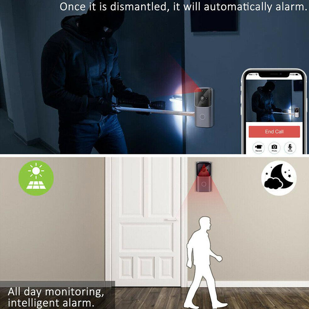 Smart Doorbell Motion Detection and 2-Way Audio- Battery Operated_9