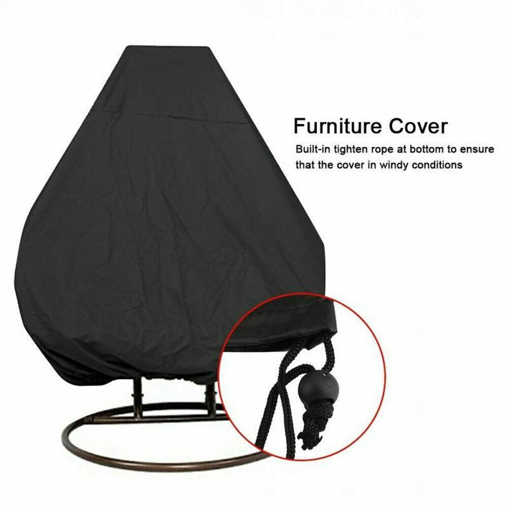 Polyester Fabric Hanging Rattan Egg Chair Protection Cover_4