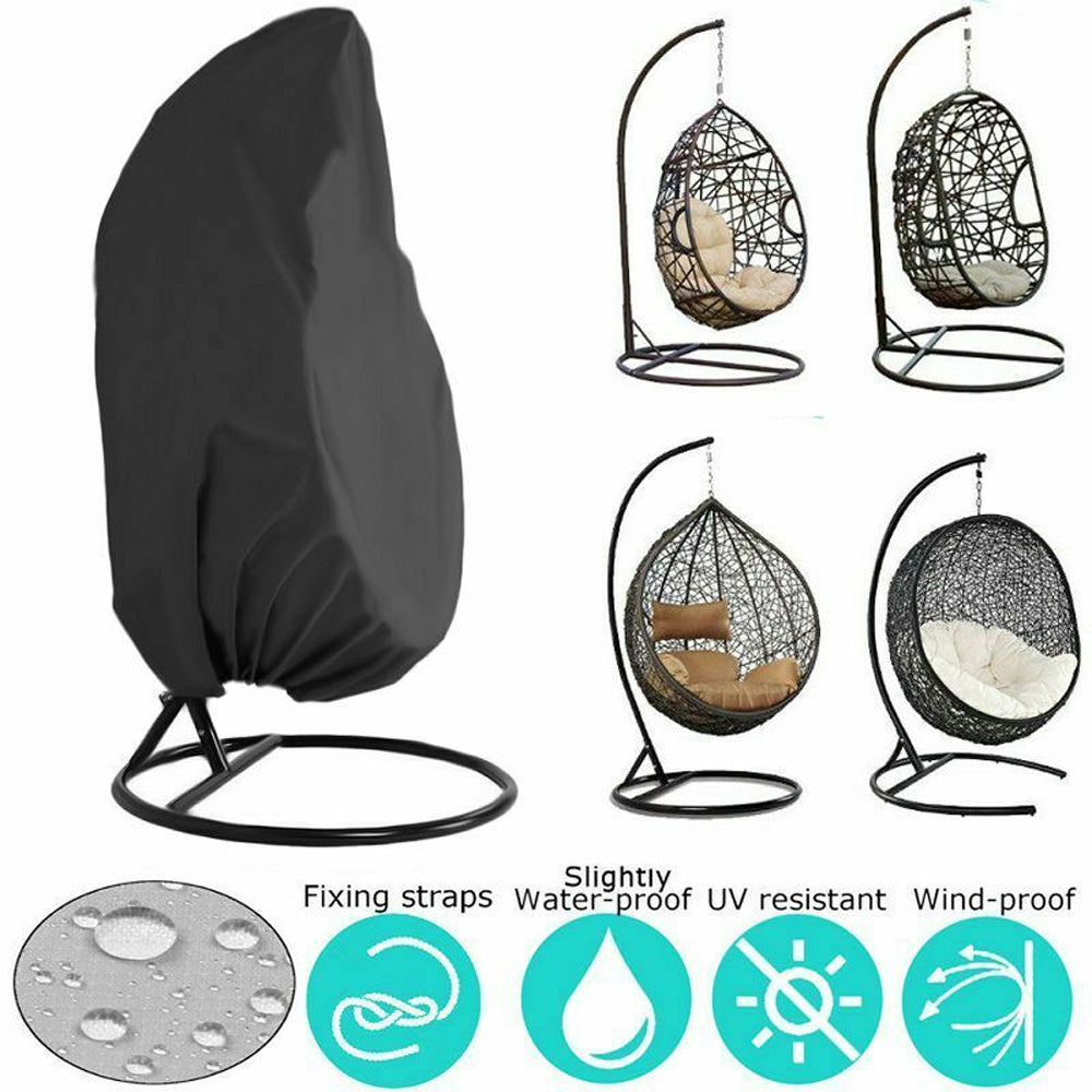 Polyester Fabric Hanging Rattan Egg Chair Protection Cover_5