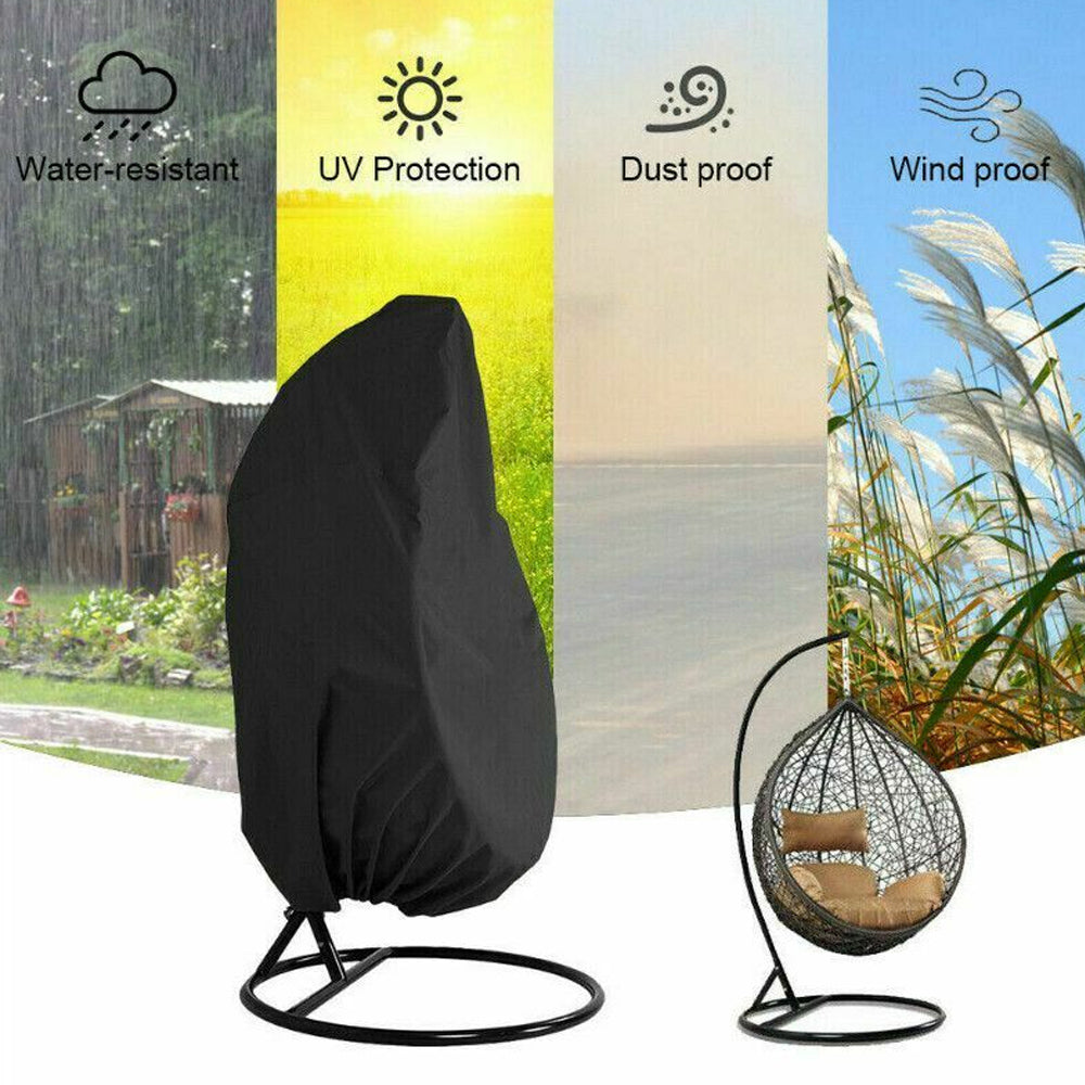 Polyester Fabric Hanging Rattan Egg Chair Protection Cover_6