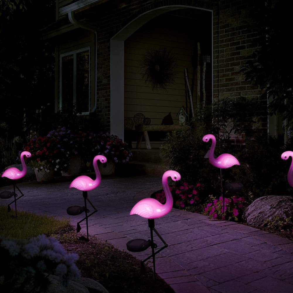 Flamingo Garden LED Stake Solar Powered Decorative Light_8
