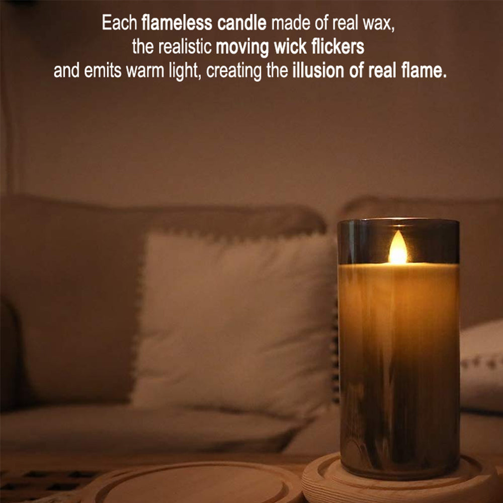 Battery Powered Flameless Flickering LED Wickless Candle_6
