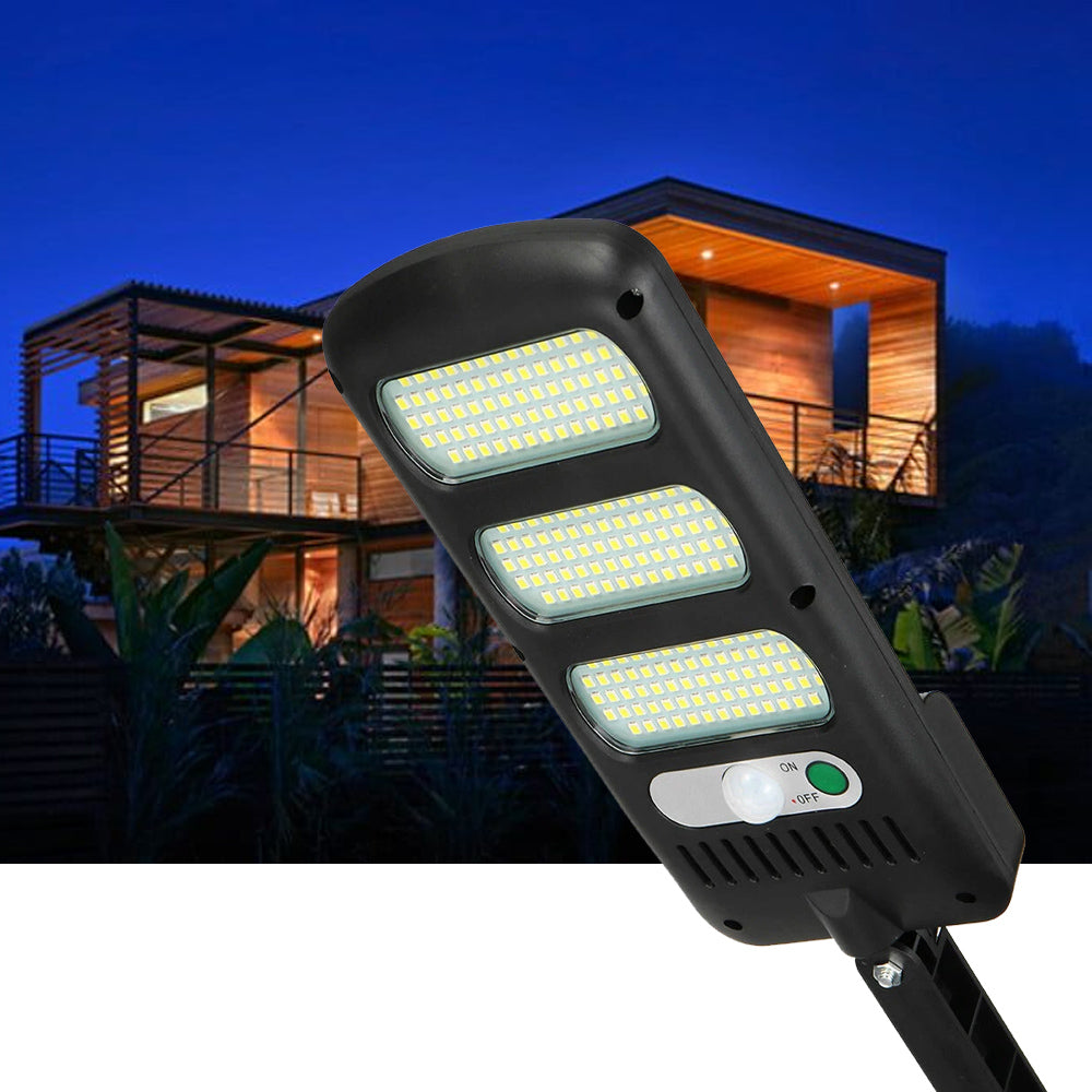 LED Solar Street Wall Light PIR Motion Sensor Dimmable Lamp_3