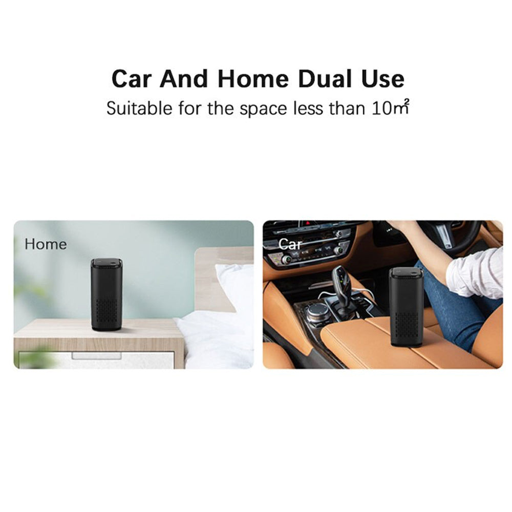 Mini Car Home Air Purifier with Night Light- USB Power Supply_8