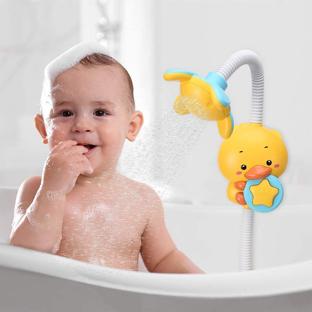 Battery Operated Electric Duck Bath Shower with Two Spraying Modes_1
