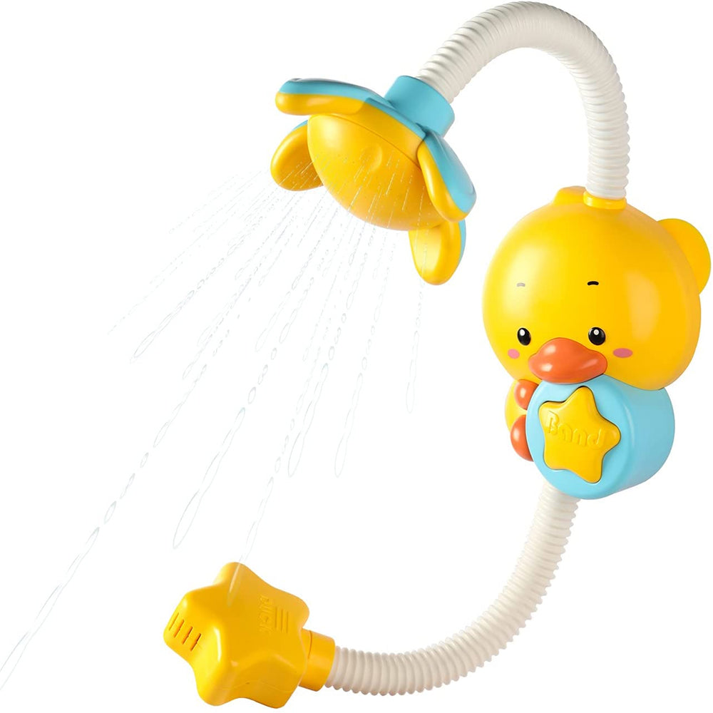 Battery Operated Electric Duck Bath Shower with Two Spraying Modes_4