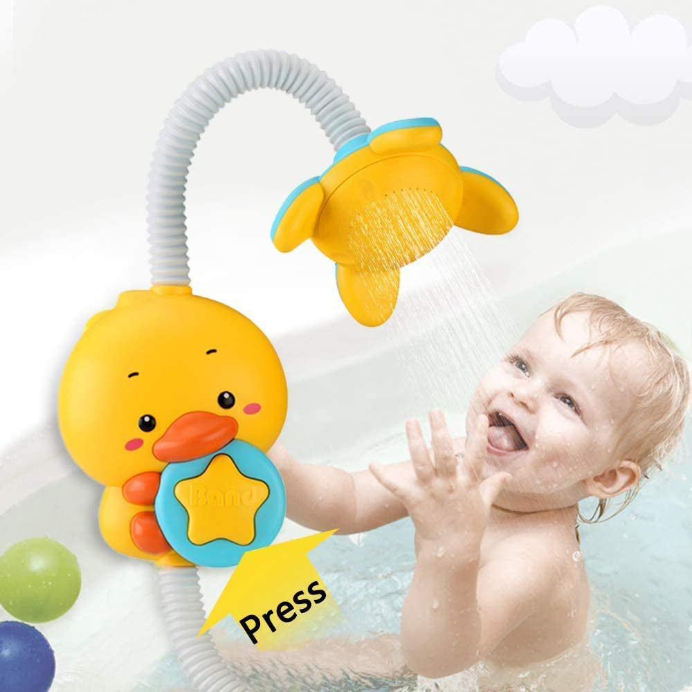 Battery Operated Electric Duck Bath Shower with Two Spraying Modes_7