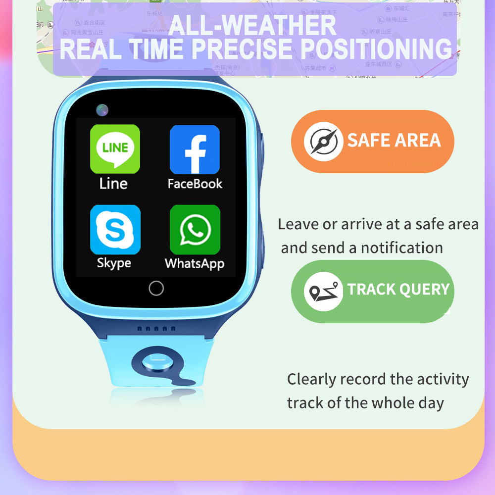 Children’s SOS Smart Positioning Smart Phone Watch- Magnetic Charging_6