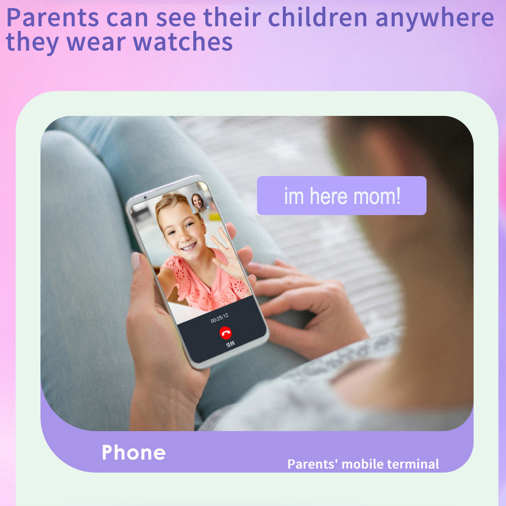 Children’s SOS Smart Positioning Smart Phone Watch- Magnetic Charging_8