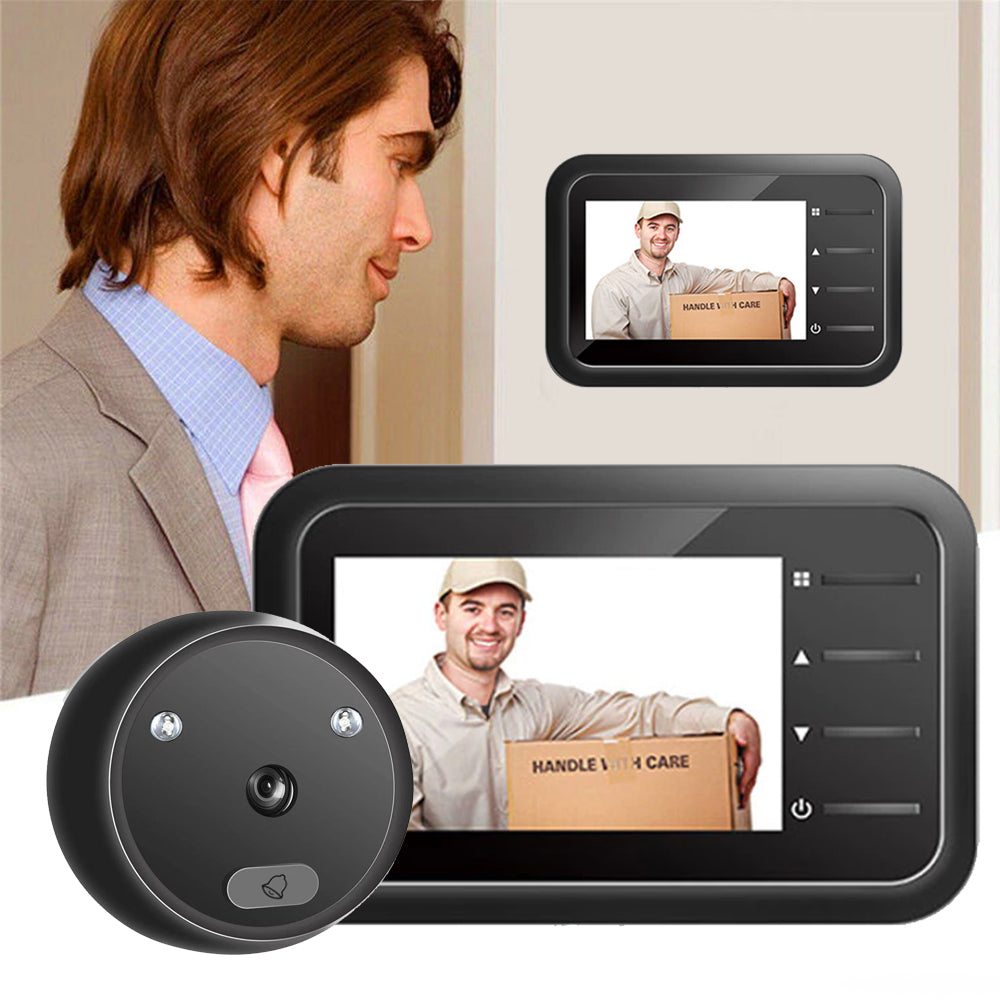 Electronic Anti-theft Doorbell Home Security Camera- Battery Powered_2