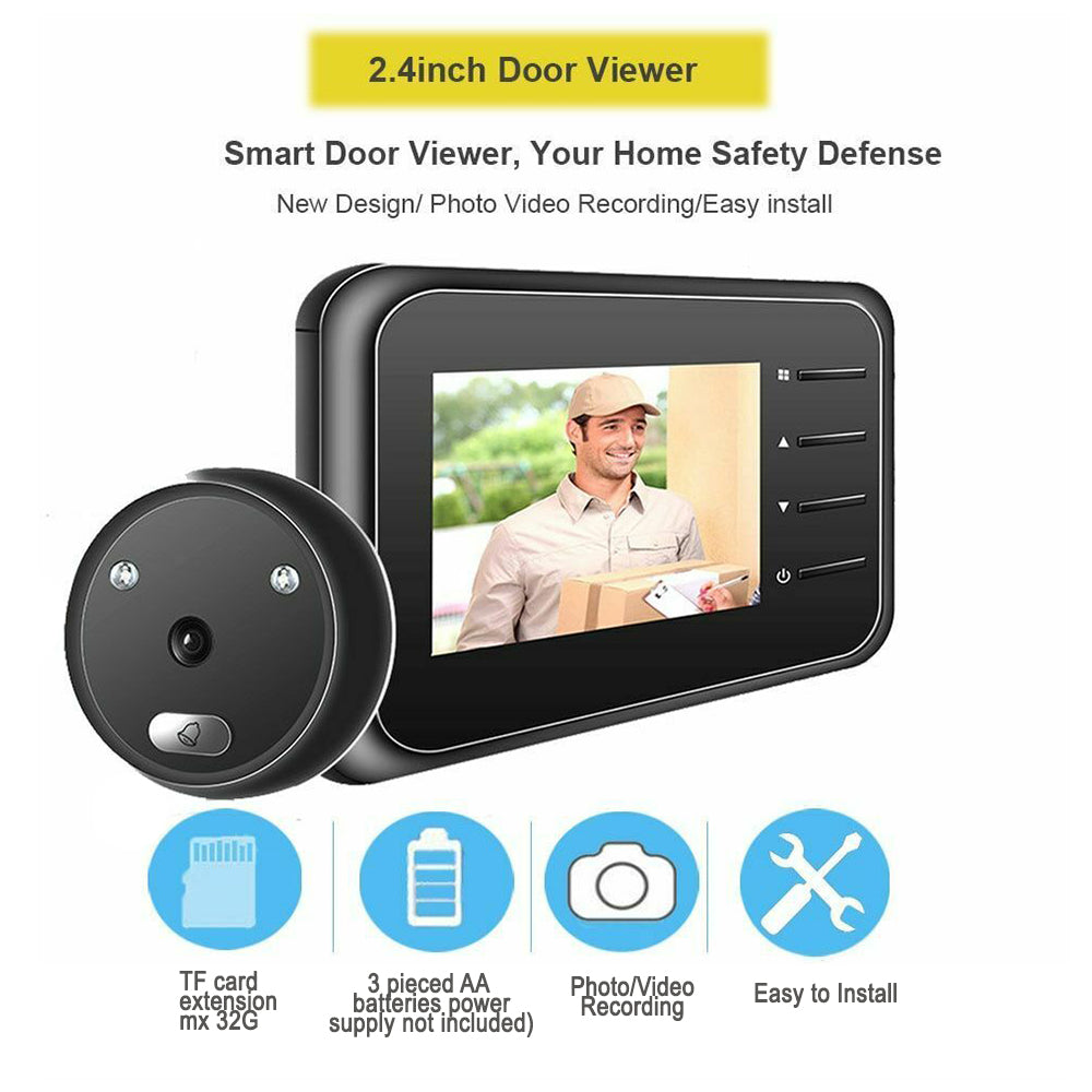 Electronic Anti-theft Doorbell Home Security Camera- Battery Powered_4