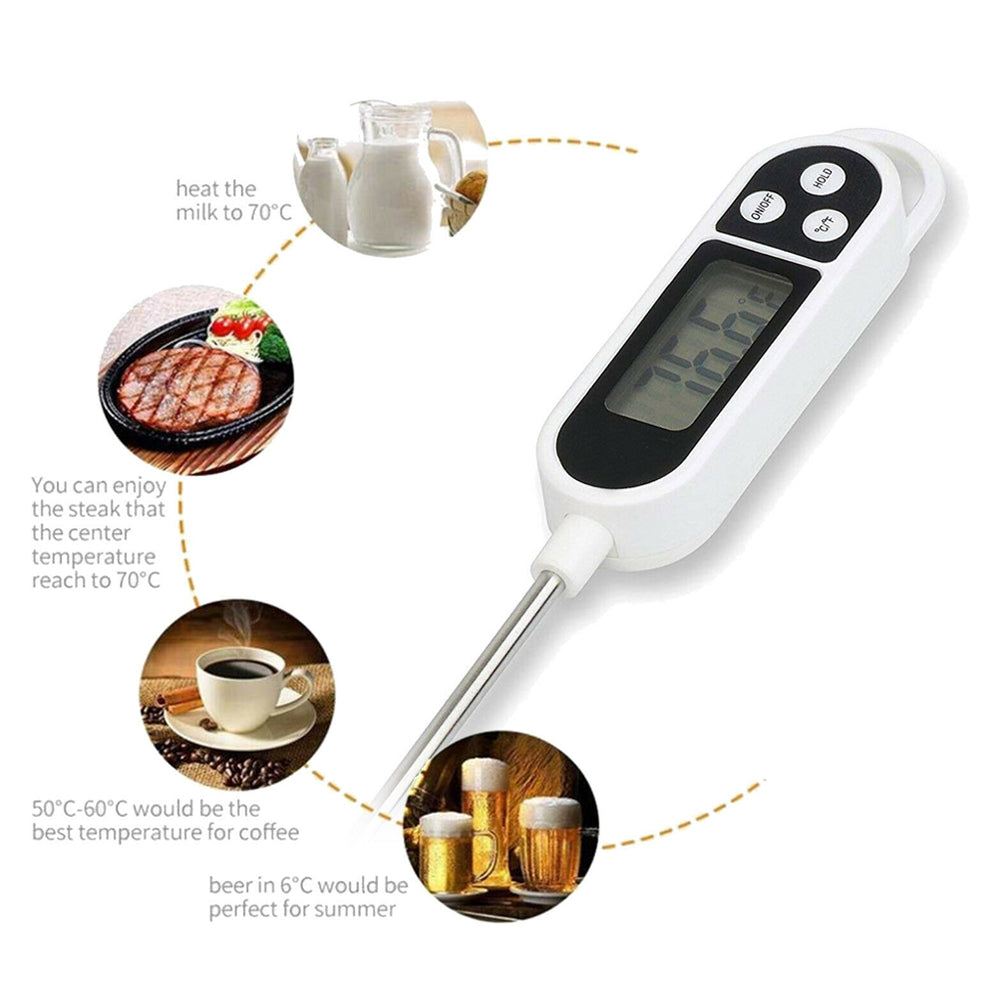 Instant Read Display Digital Food Meat Thermometer- Battery Powered_6