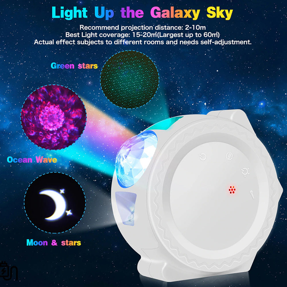 LED Night Light Wi-Fi Enabled Star Projector with Nebula Cloud (USB Power Supply)_7