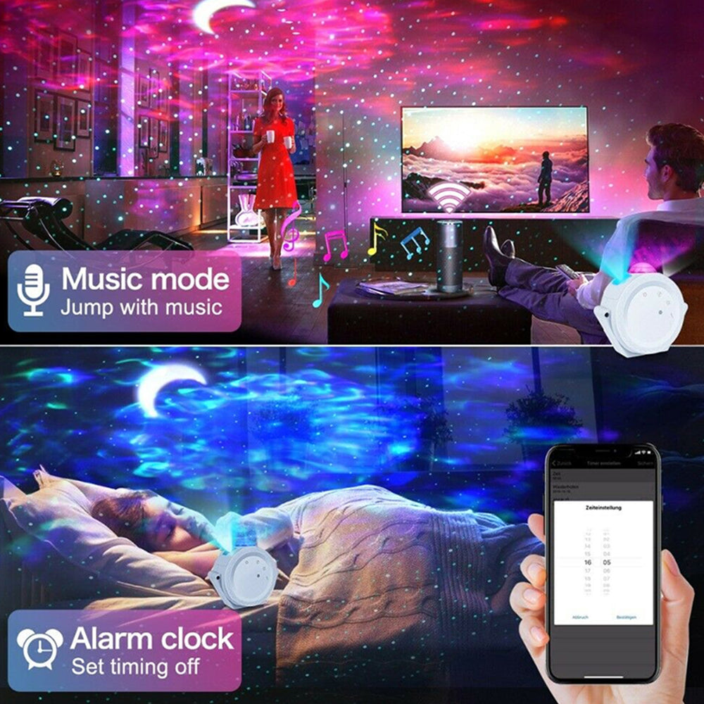 LED Night Light Wi-Fi Enabled Star Projector with Nebula Cloud (USB Power Supply)_12