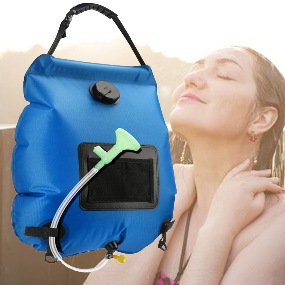 20L Outdoor Camping Hiking Portable Water Storage Shower Bag_5