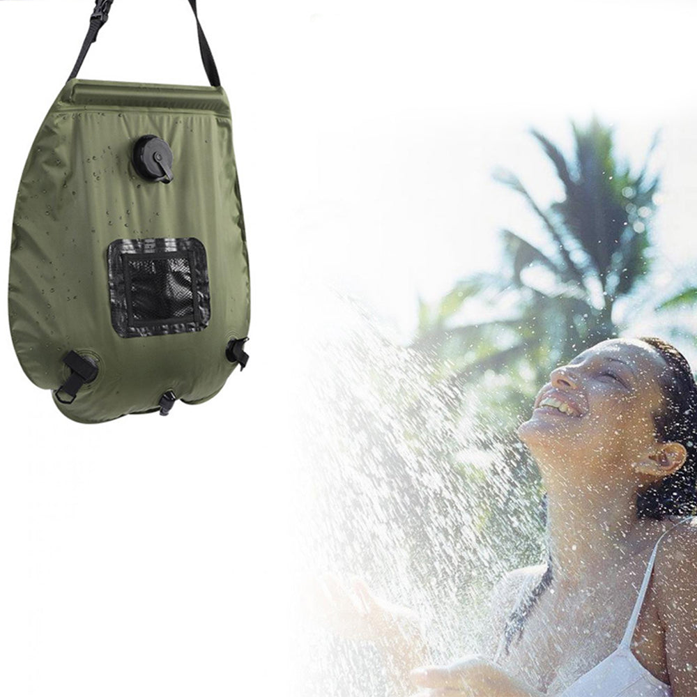 20L Outdoor Camping Hiking Portable Water Storage Shower Bag_7