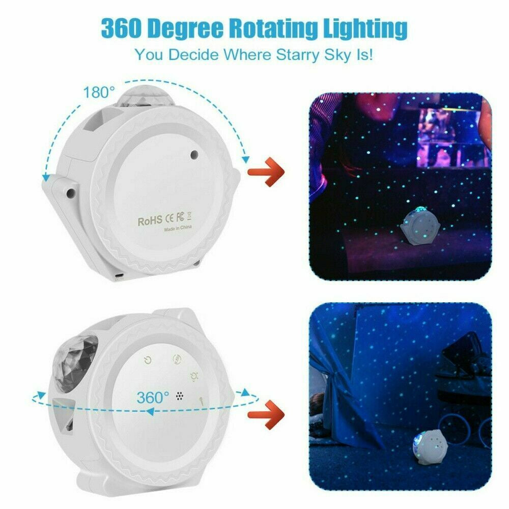 360° Rotation LED Star Light Galaxy Projector and Night Lamp (USB Power Supply)_8