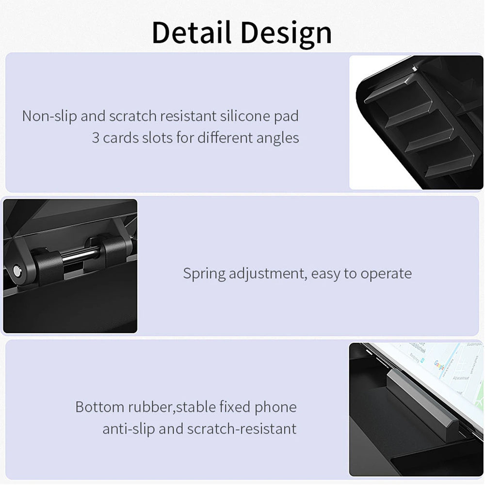 Dashboard Type Anti-Slip Adjustable Universal Car Phone Holder_12