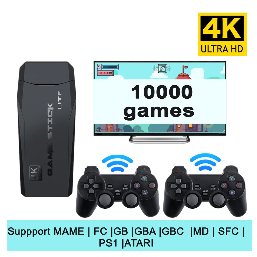 HD HDMI Wireless Family Mini Retro Gaming Console- Battery Powered_4