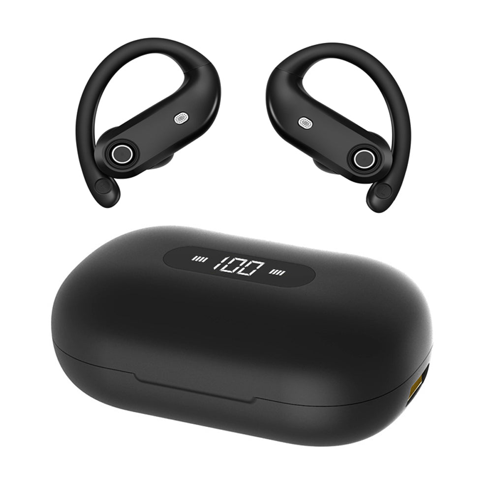 TWS Wireless Earbuds Over Ear Earphones with USB Charging Case_0